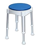 Rollafit Duschhocker rund höhenverstellbar um 360 Grad drehbar belastbar bis 150 kg