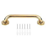 mumisuto 30 cm Haltegriffe für Badezimmer und Badewannen, goldener Edelstahl-Haltegriff, Duschgriff, Sicherheitsunterstützung, Hilfsgriff für ältere Menschen