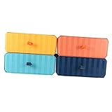 4 Stück Aufbewahrungsbox Schreibtisch Aufbewahrungsbox Stapelbare Aufbewahrungsbox Hautpflege Aufbewahrung Organizer Stapelbare Aktenkoffer Schublade Aufbewahrungsbox Stapelbox Schubladen Typ