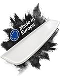 AquaSu® Badablage weiß 60 cm - Made in EU - Badregal mit Überlaufschutz - robuste Sanitärkeramik - Wandmontage