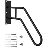 XUGRAMY 72 cm Wand-Handlauf für Außentreppen, stehender Haltegriff, Treppenhandlauf, Handläufe für Außentreppen, Wandmontage, Treppenhandlauf, bewegliche Garagen-Haltegriffe