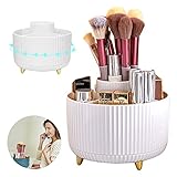 Beauty Organizer,Kosmetik Organizers,Make Up Organizer,Kosmetikregal Lidschattenpinsel Lippenstift Etui,360° Drehbarer Pinsel Organizer Multifunktionale Aufbewahrung für Schlafzimmer Badezimmer