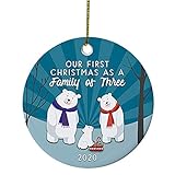HUALONG Spiegel Schwarz Rund Weihnachten schmücken 2020 Weihnachtsbaum-Maske, die Santa Face A Ornament Home Decor trägt Süßigkeiten Aufbewahrung (A, One Size)