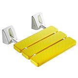 Duschsitz Klappbar Design Duschsitz als Klappsitz Duschhocker mit Wandbefestigung Hohe Belastung 150 kg fürs Bad