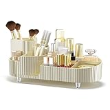Feibrand Make up Organizer Kosmetik Organizer, Schminktisch Organizer mit 360-Grad drehbarem Skincare Organizer Schmink Organizer Kosmetik Aufbewahrung für Frisiertisch, Badezimmer, Schlafzimmer